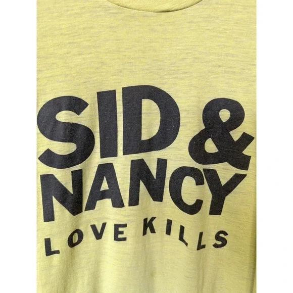 Vintage Sid & Nancy Movie Promo T-Shirt 1986 Size Large Sex Pistols Made In USA